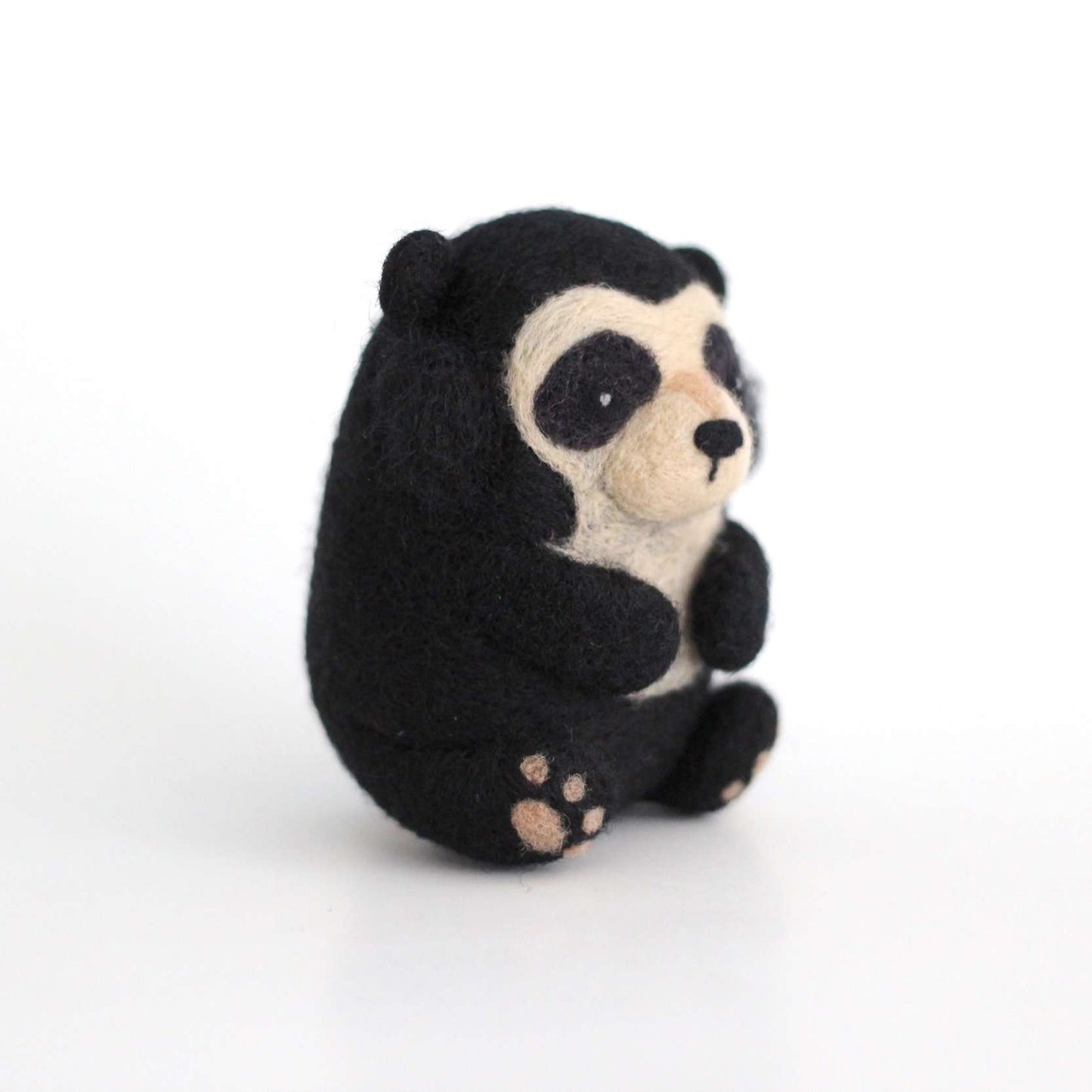 Needle Felted Spectacled Bear by Wild Whimsy Woolies