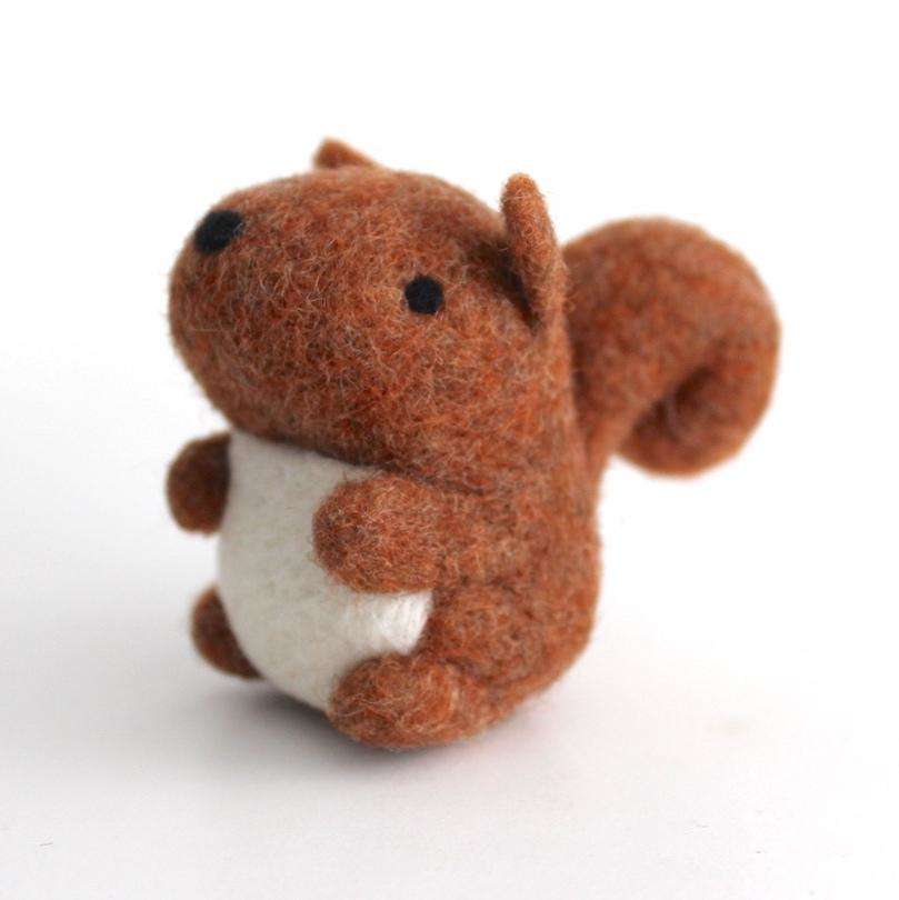 Needle Felted Squirrel by Wild Whimsy Woolies