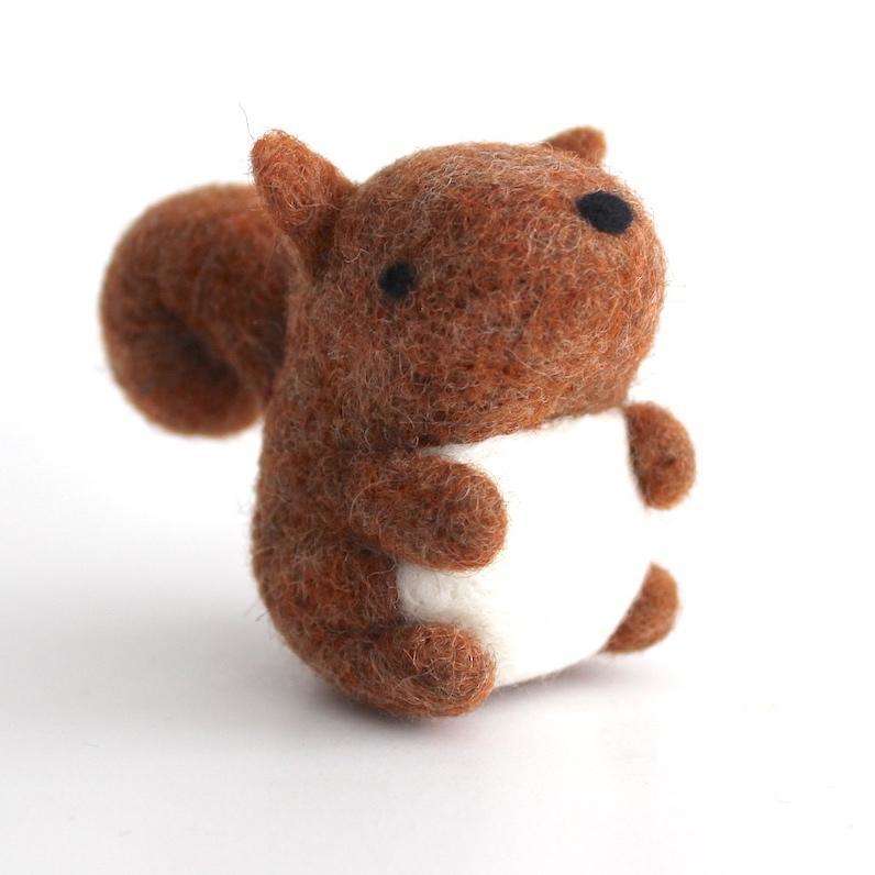 Needle Felted Squirrel