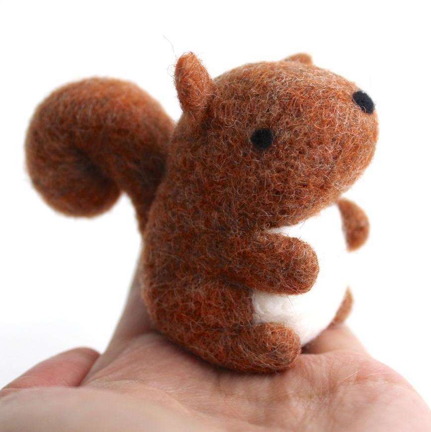 Needle Felted Squirrel