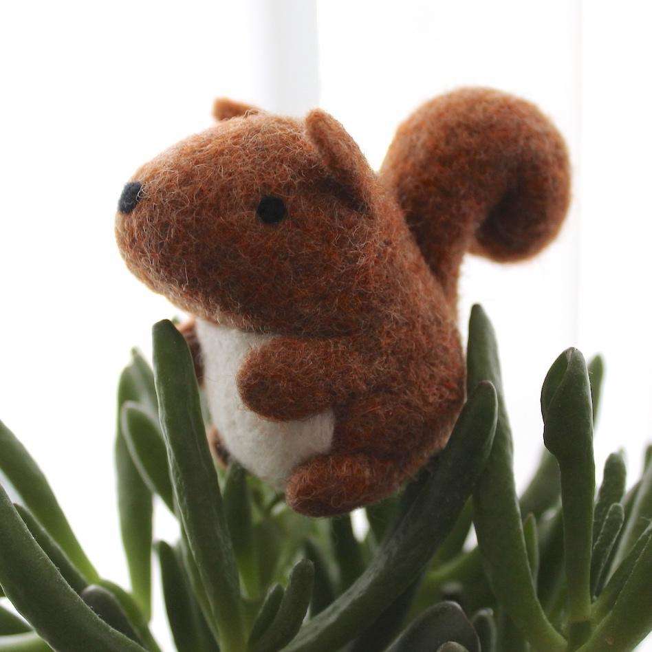 Needle Felted Squirrel