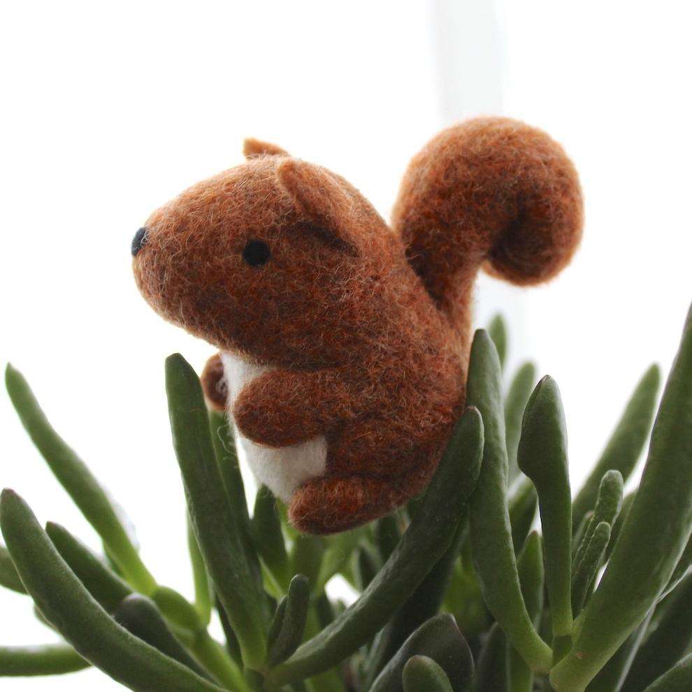 Needle Felted Squirrel