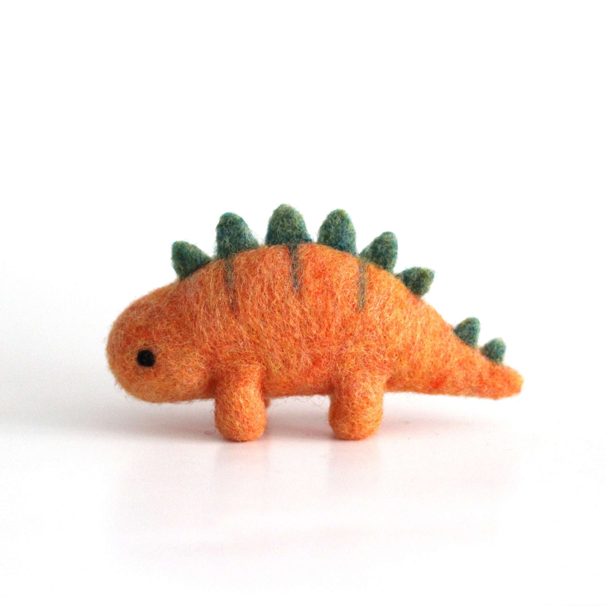 Needle Felted Stegosaurus by Wild Whimsy Woolies