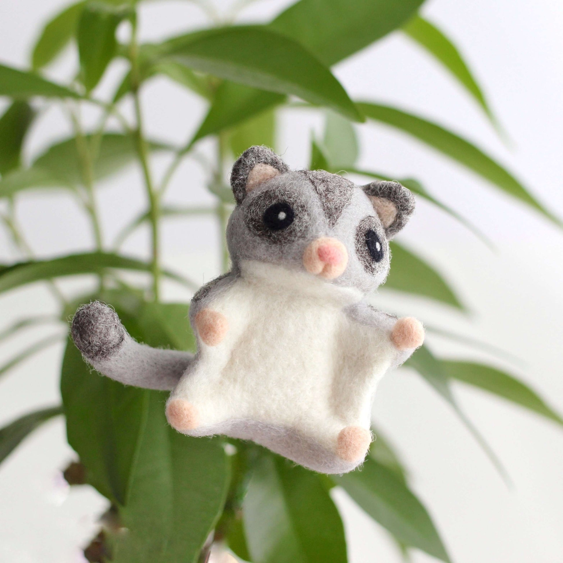 Needle Felted Sugar Glider by Wild Whimsy Woolies