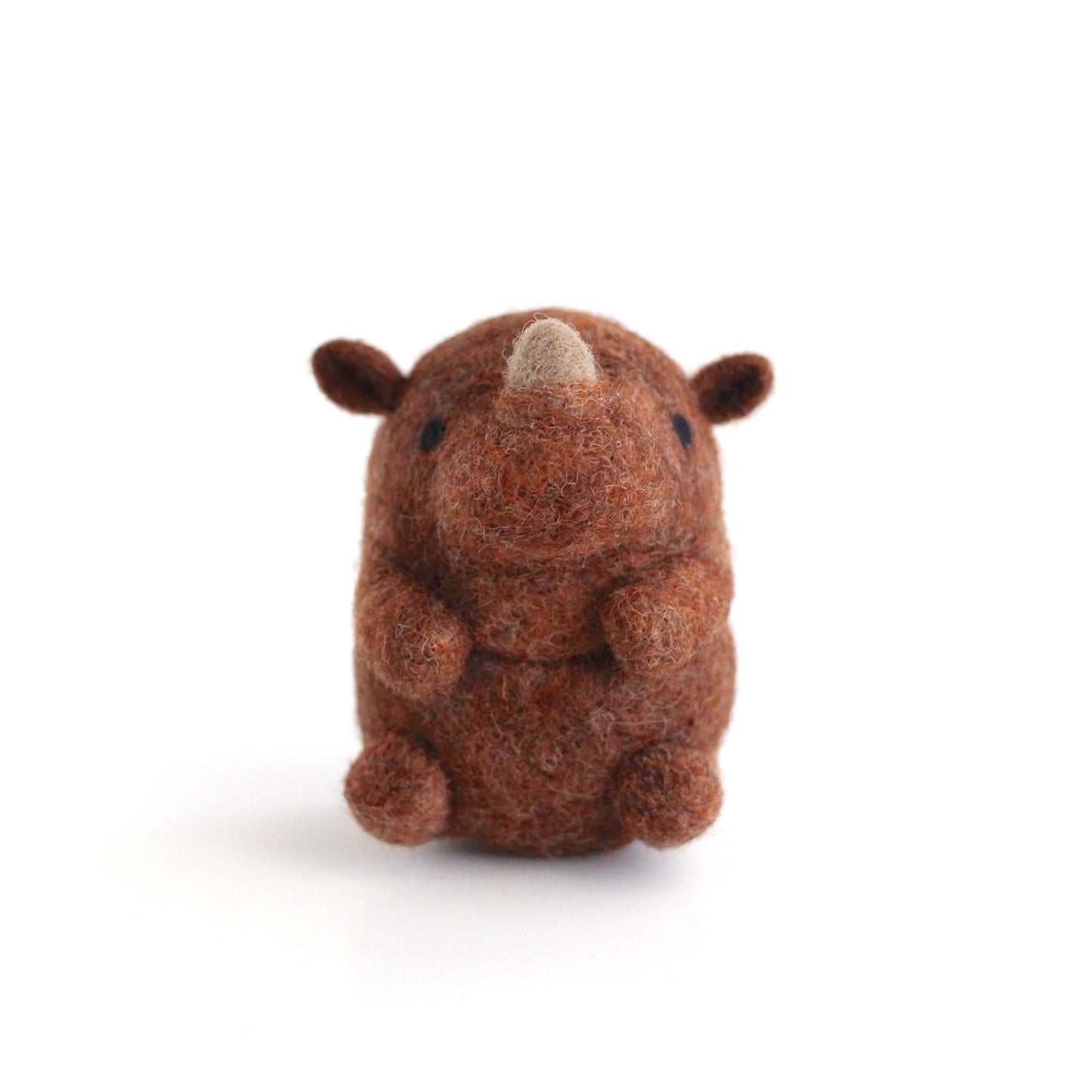 Needle Felted Sumatran Rhino