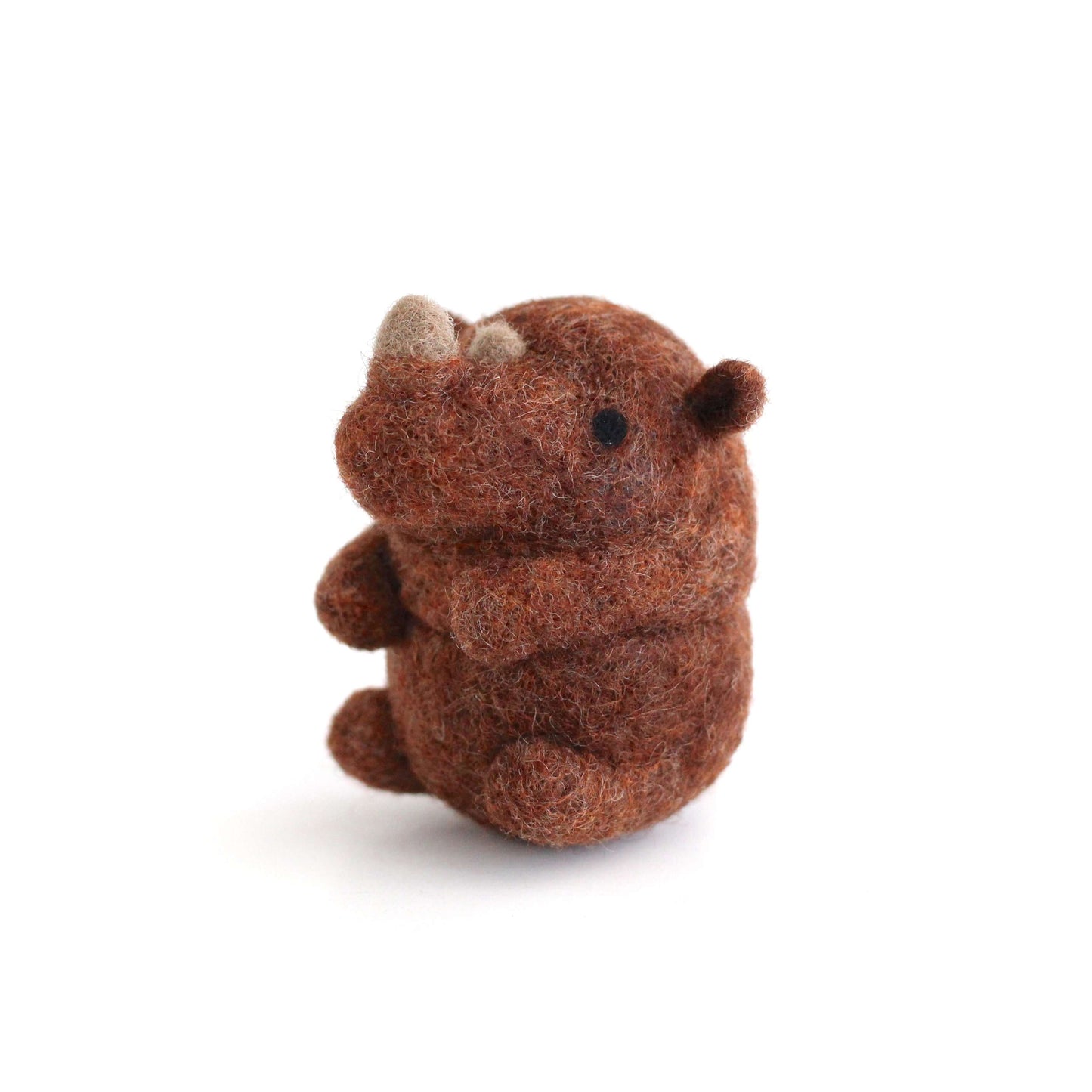 Needle Felted Sumatran Rhino