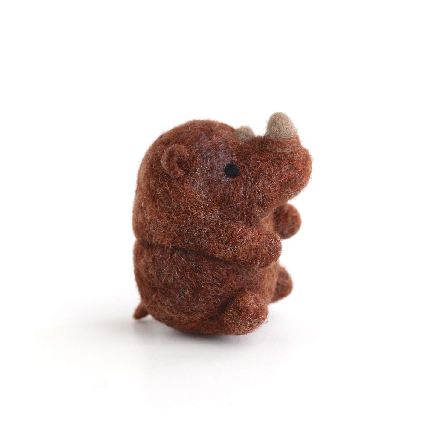 Needle Felted Sumatran Rhino