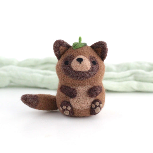 Needle Felted Tanuki