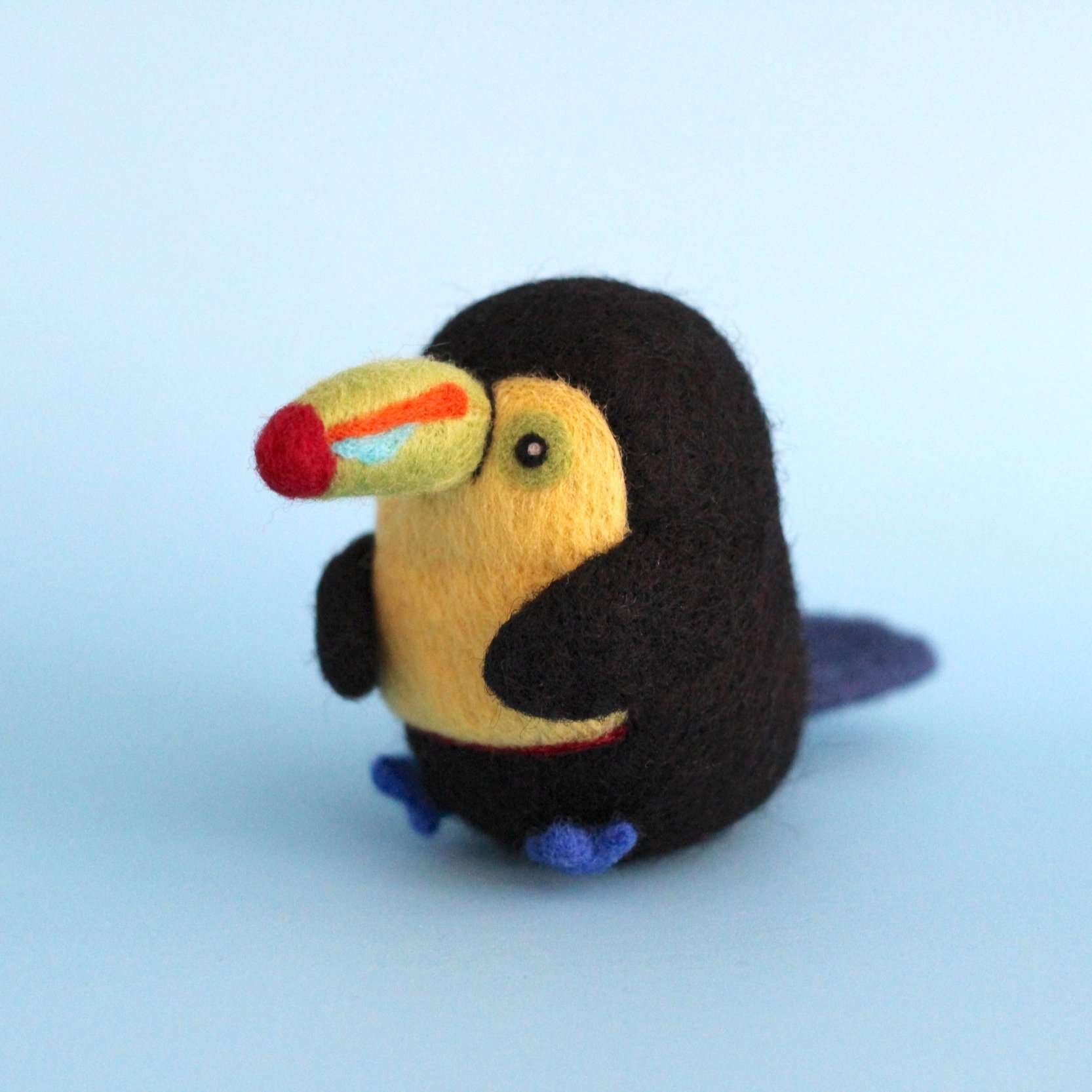 Needle Felted Toucan by Wild Whimsy Woolies
