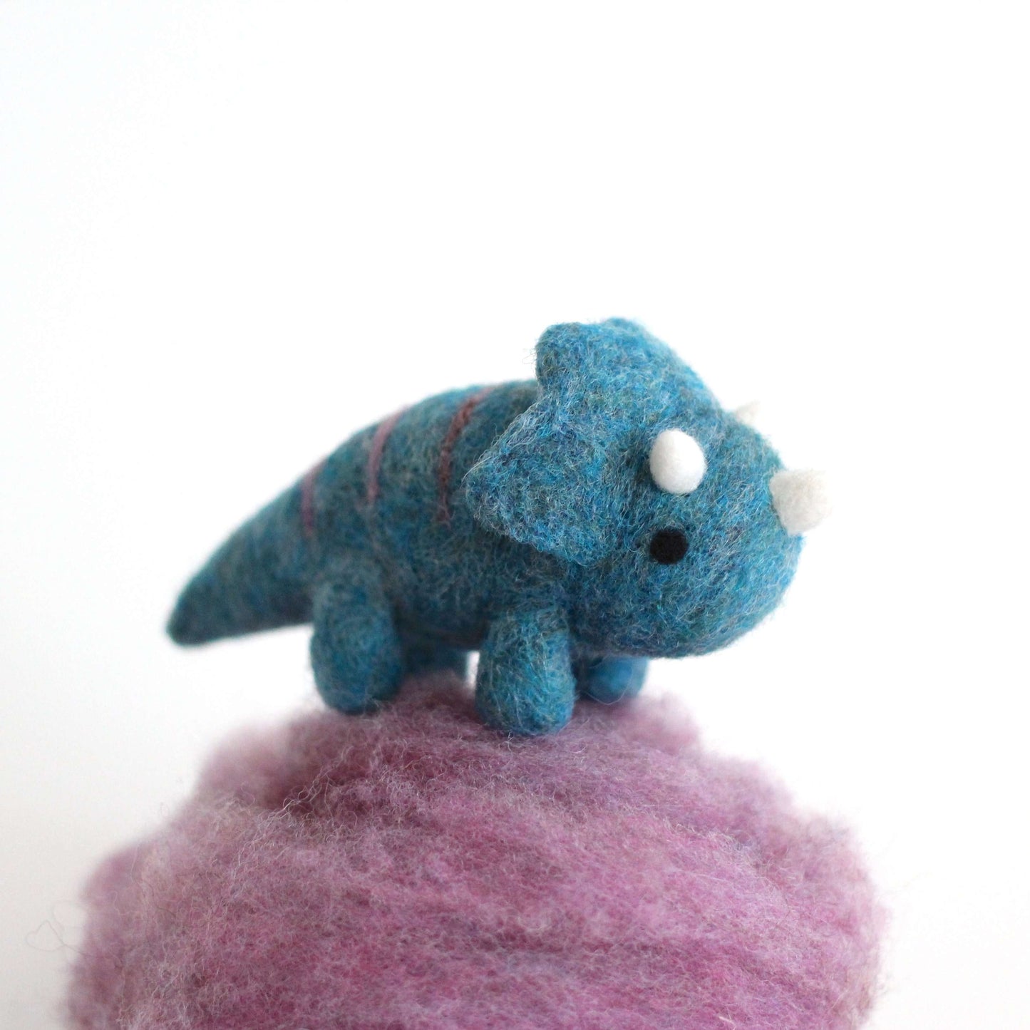 Needle Felted Triceratops