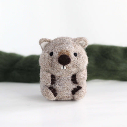 Needle Felted Wombat by Wild Whimsy Woolies