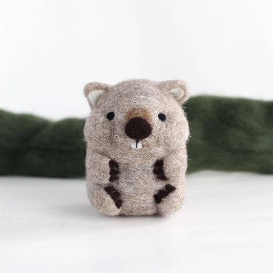 Needle Felted Wombat