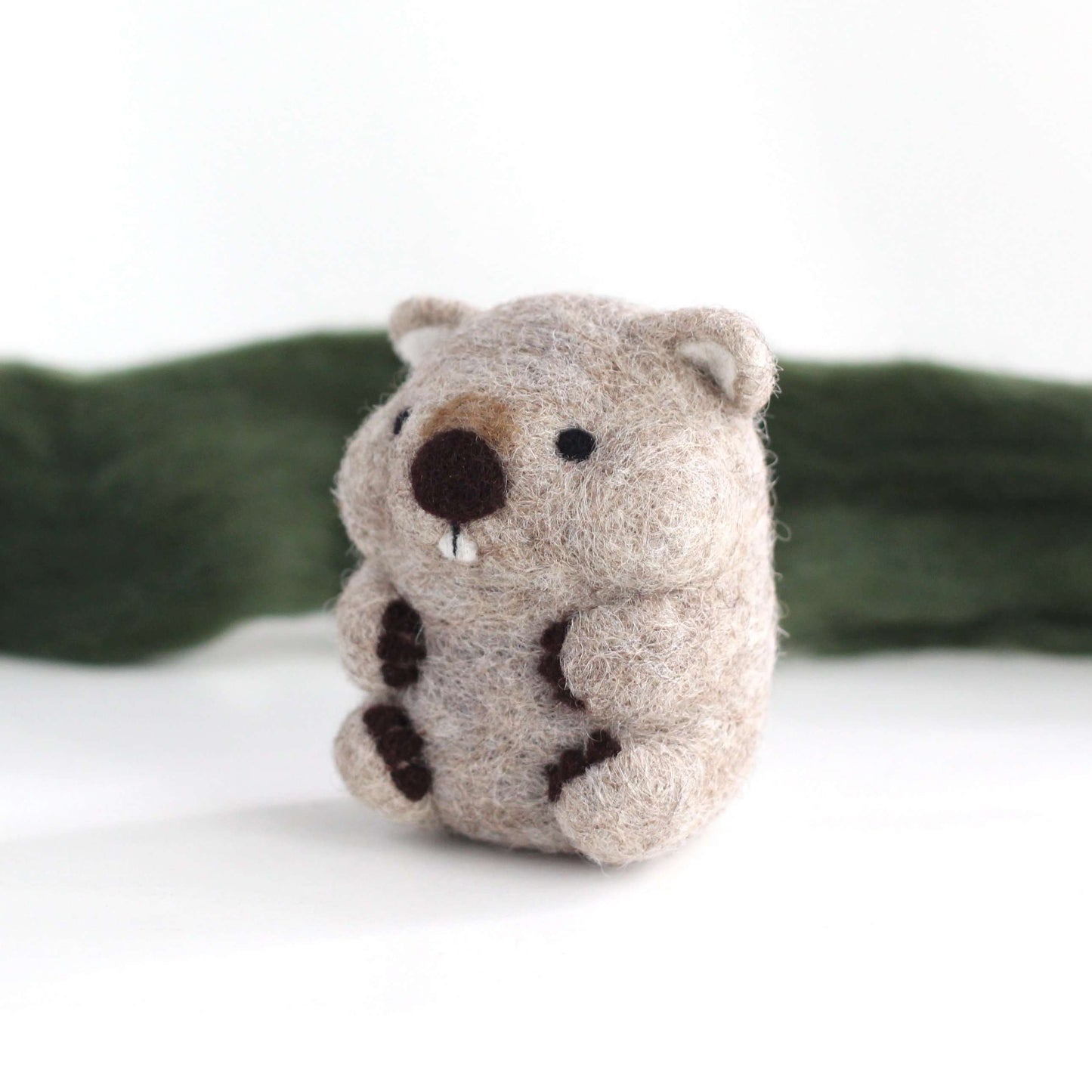 Needle Felted Wombat by Wild Whimsy Woolies
